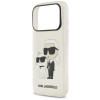 Puzdro Karl Lagerfeld IML NFT Glitter Karl&Choupette KF003400 na Apple iPhone 18 Pro Max / 17 Pro Max, priehľadné