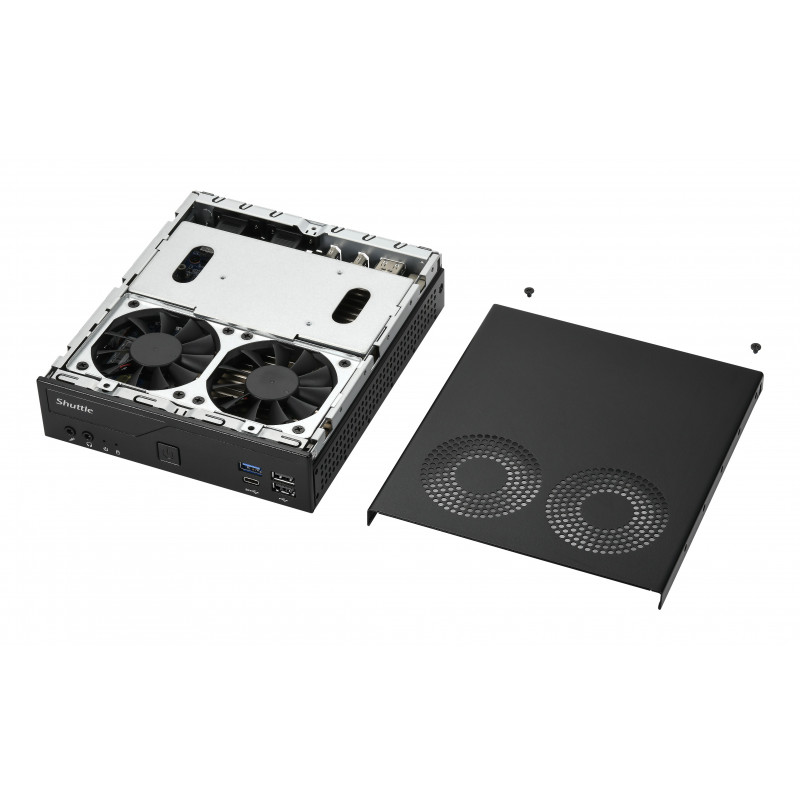 Shuttle DH610V2 XPC Slim Barebone mini PC, LGA1700, 8 GB DDR5 RAM, čierny