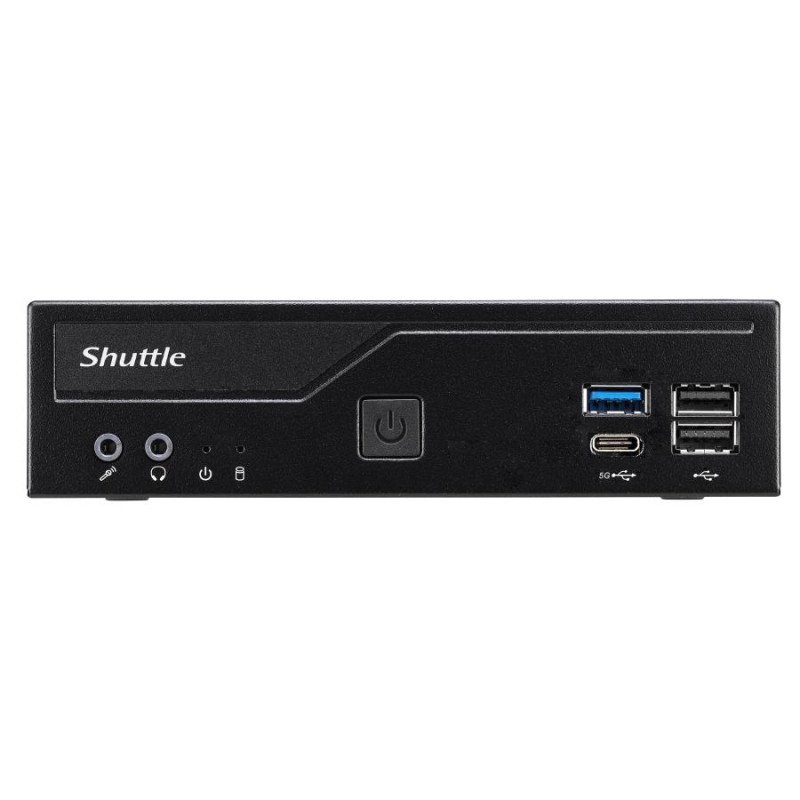 Shuttle DH610V2 XPC Slim Barebone mini PC, LGA1700, 8 GB DDR5 RAM, čierny