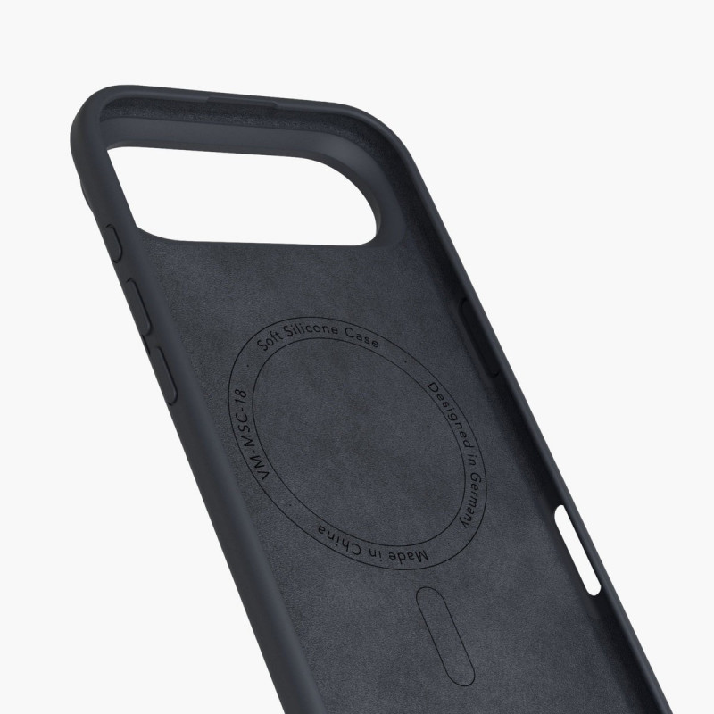 Vonmählen mäkké silikónové puzdro pre Apple iPhone 17 Air, námornícka modrá (MSC00098)