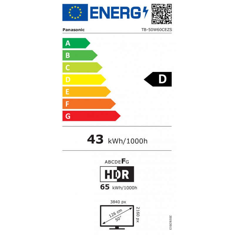 Panasonic TB-50W60CEZS 50-palcový LED UHD Smart TV, multituner, TiVo