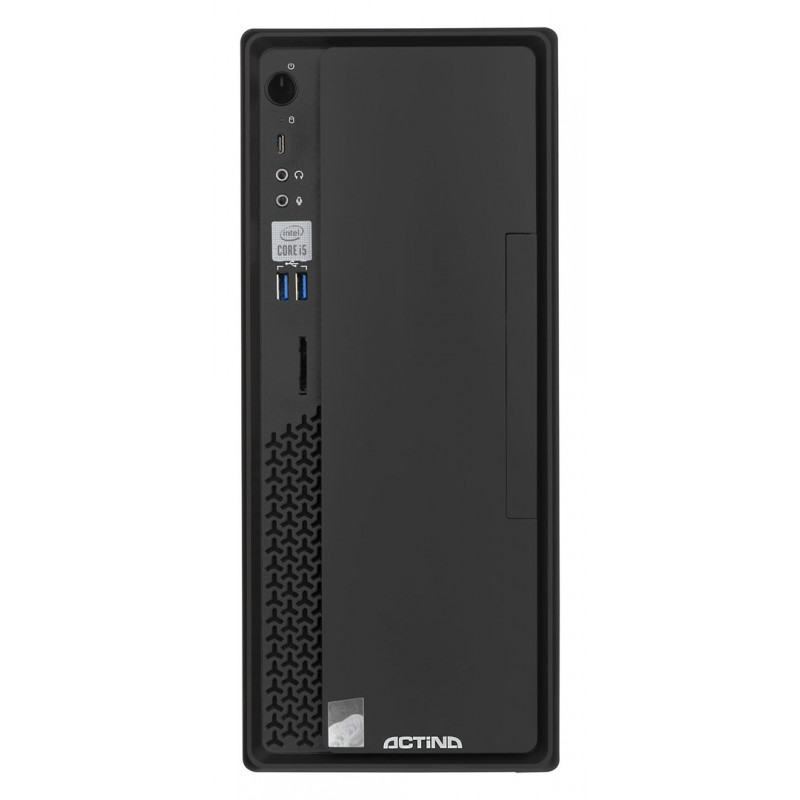 Actina Prime i3-12100 stolový počítač Mini Tower, Intel Core i3-12100, 8 GB DDR4 RAM, 512 GB SSD, Windows 11 Home, čierny
