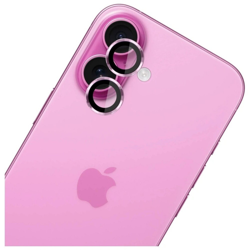 3MK Lens Protection Pro tvrdené sklo na objektív fotoaparátu pre Apple iPhone 17, fialové