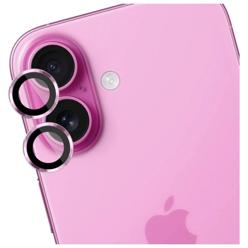 3MK Lens Protection Pro tvrdené sklo na objektív fotoaparátu pre Apple iPhone 17, fialové