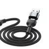 3MK Hyper Cable N-SERIES 6in1 USB-C / USB-A na USB-C / MicroUSB / Lightning, kábel QC 3.0, 18 W (9 V / 2 A), 1.2 m, čierny