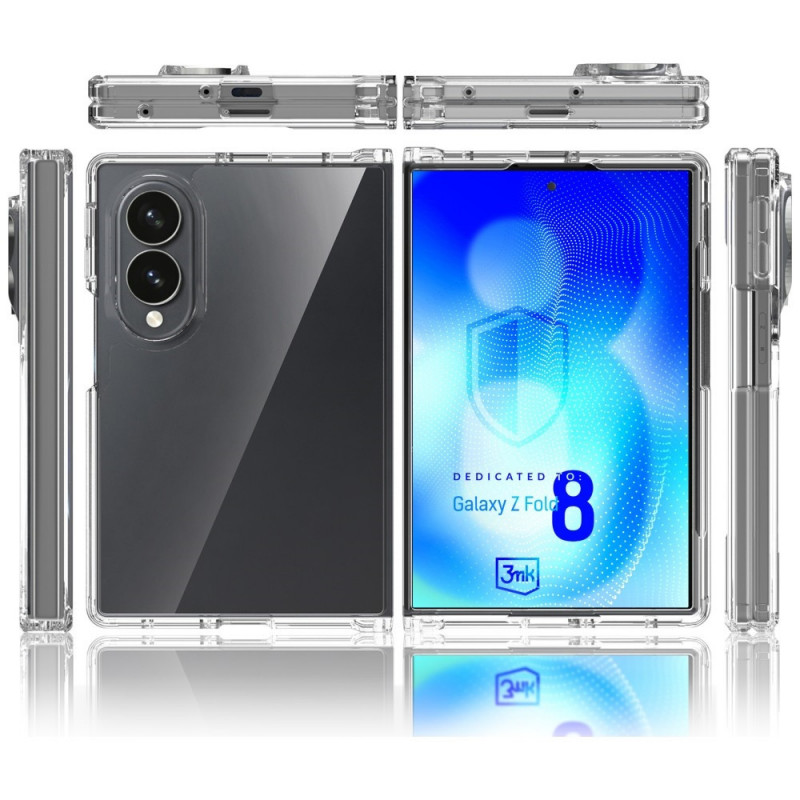 3MK Armor Case Samsung Galaxy Z Fold 8 Wide puzdro, priehľadné