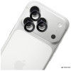 3MK Lens Protection Pro Apple iPhone 18 Pro / 18 Pro Max ochrana objektívu fotoaparátu, tvrdené sklo, čierna