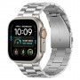 Tech-Protect Stainless remienok z nehrdzavejúcej ocele pre Apple Watch 8 / 9 / 10 / 11 / 12 / SE / Ultra (44 / 45 / 46 / 49 mm), strieborný