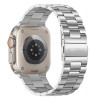 Tech-Protect Stainless remienok z nehrdzavejúcej ocele pre Apple Watch 8 / 9 / 10 / 11 / 12 / SE / Ultra (44 / 45 / 46 / 49 mm), strieborný