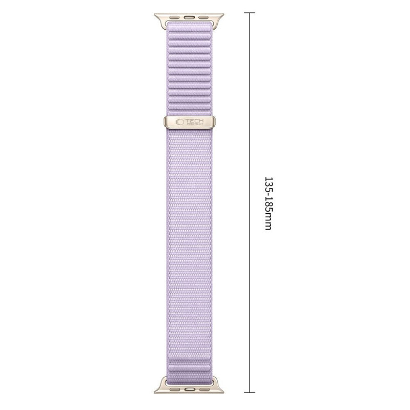 Tech-Protect NylonLoop remienok pre Apple Watch 8 / 9 / 10 / 11 / 12 / SE (40 / 41 / 42 mm), fialový