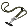 Tech-Protect C10S Rope Crossbody & Wrist sada remienkov na telefón, olivovozelená/titánová