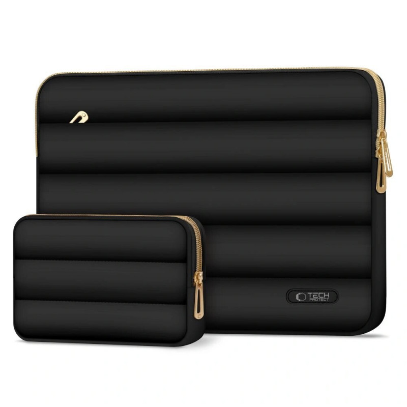 Tech-Protect Puffy THP3474 puzdro na notebook 13-14 palcov s taštičkou na príslušenstvo, čierne