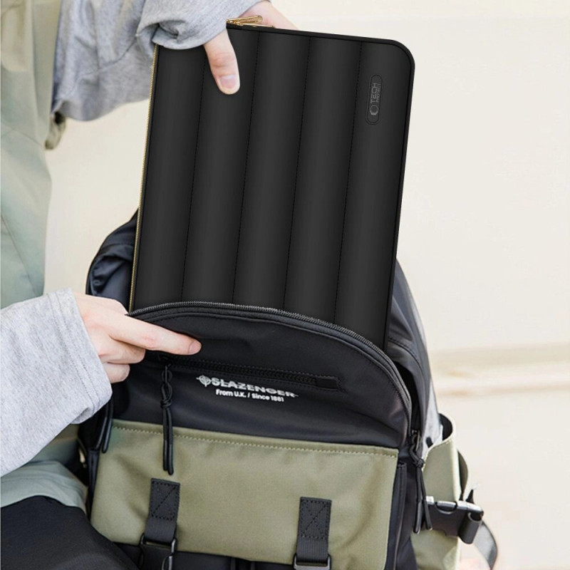 Tech-Protect Puffy THP3474 puzdro na notebook 13-14 palcov s taštičkou na príslušenstvo, čierne