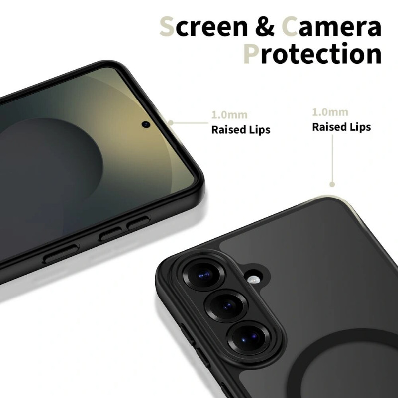 Puzdro Tech-Protect BasicMag MagSafe pre Samsung Galaxy S26+, matné čierne