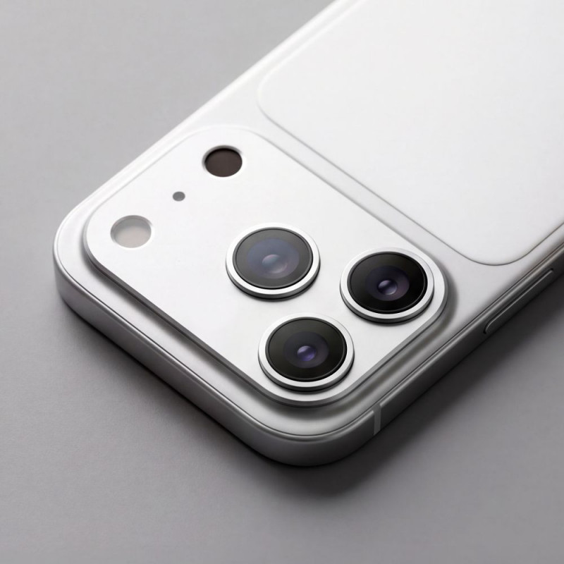 Tech-Protect Camfull Fit+ Apple iPhone 18 Pro Max ochrana objektívu fotoaparátu, strieborná
