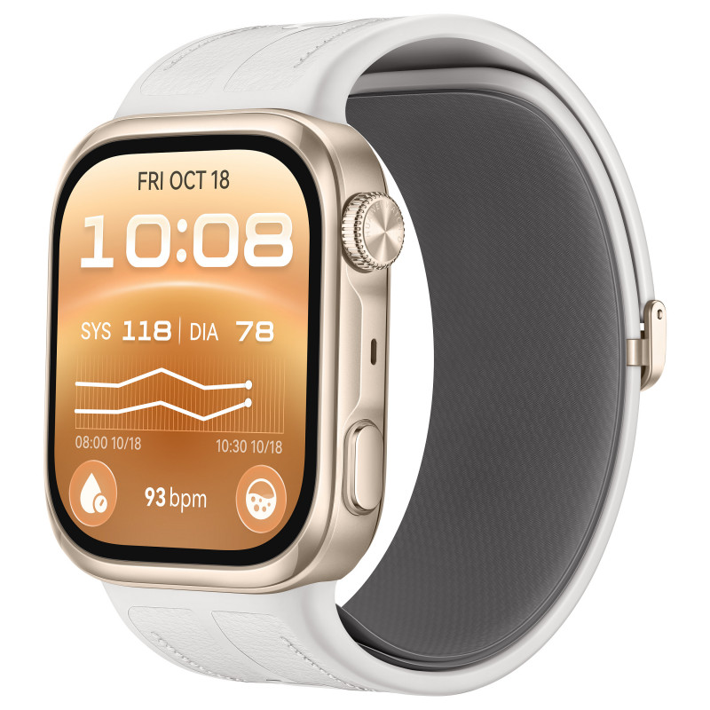 Huawei Watch D3 (Riva-B19) smartwatch, 46 mm, zlatá/biela