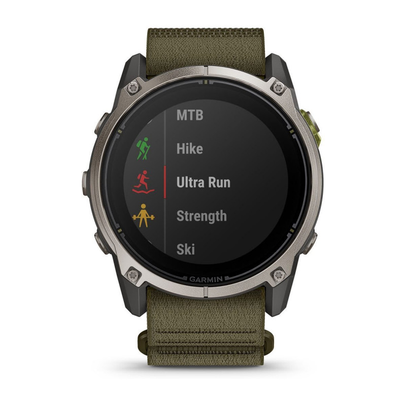 Smartwatch Garmin Enduro 4 GPS s tmavým olivovým látkovým remienkom ComfortFit (010-04799-01)