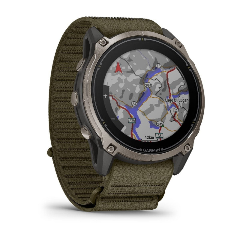 Smartwatch Garmin Enduro 4 GPS s tmavým olivovým látkovým remienkom ComfortFit (010-04799-01)
