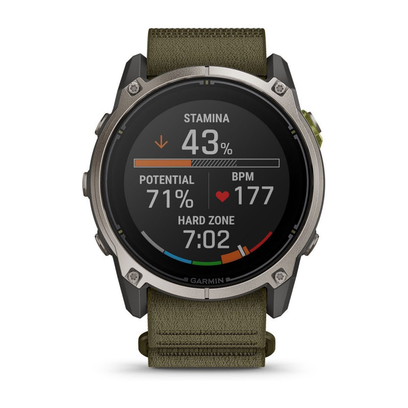 Smartwatch Garmin Enduro 4 GPS s tmavým olivovým látkovým remienkom ComfortFit (010-04799-01)