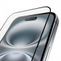 PURO Frame temperované sklo s rámčekom pre iPhone 16 Plus