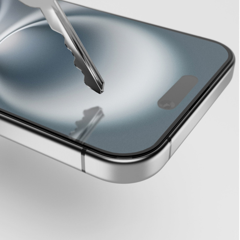 PURO Frame temperované sklo s rámčekom pre iPhone 16 Plus