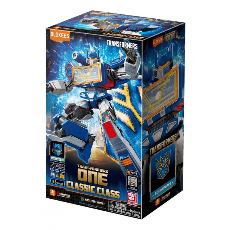 Blokees Transformers One Classic Class 17 Soundwave zberateľská figúrka 71183