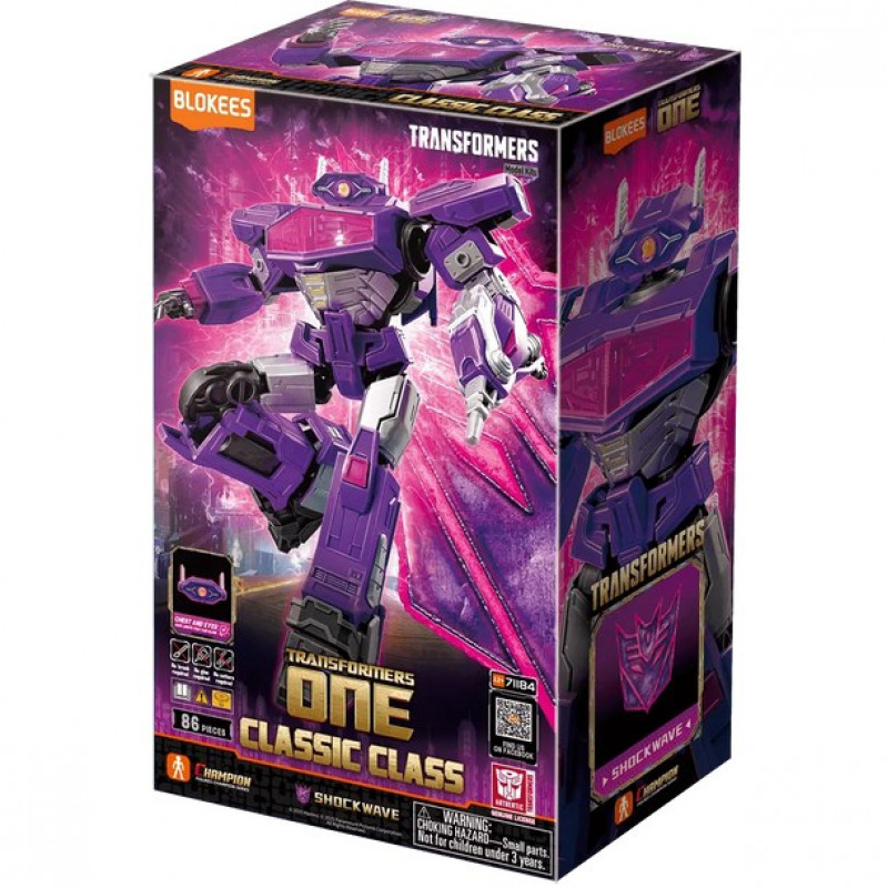 Blokees Transformers One Classic Class 18 Shockwave Zberateľská figúrka 71184