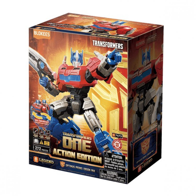 Blokees Transformers Action Edition Optimus Prime / Orion Pax zberateľská figúrka 71173