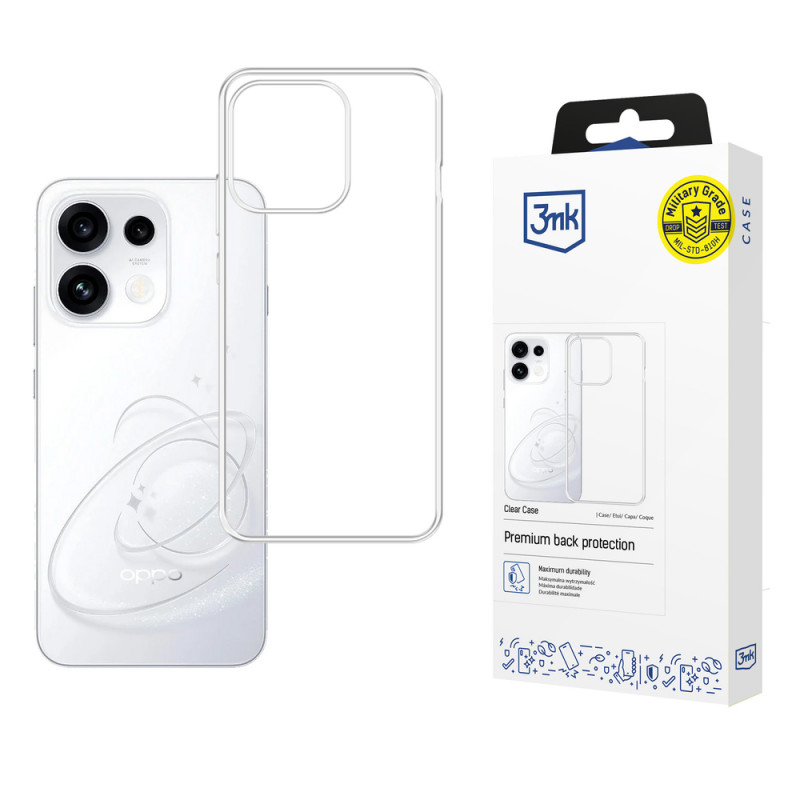 3MK priehľadný obal Oppo Reno 16 F / Reno 16 FS, transparentný
