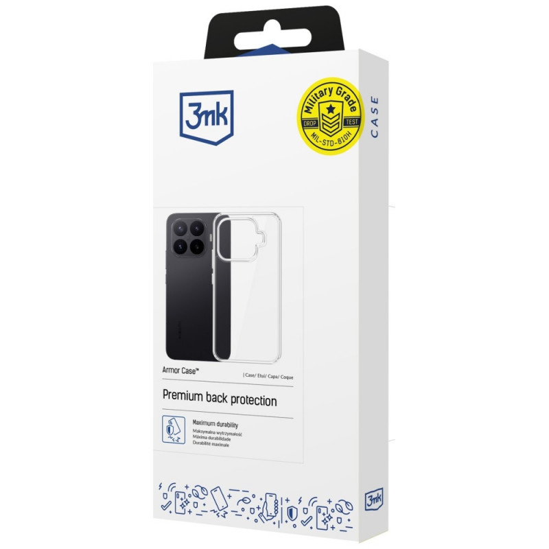 3MK Armor Case Xiaomi 17T Pro, priehľadný