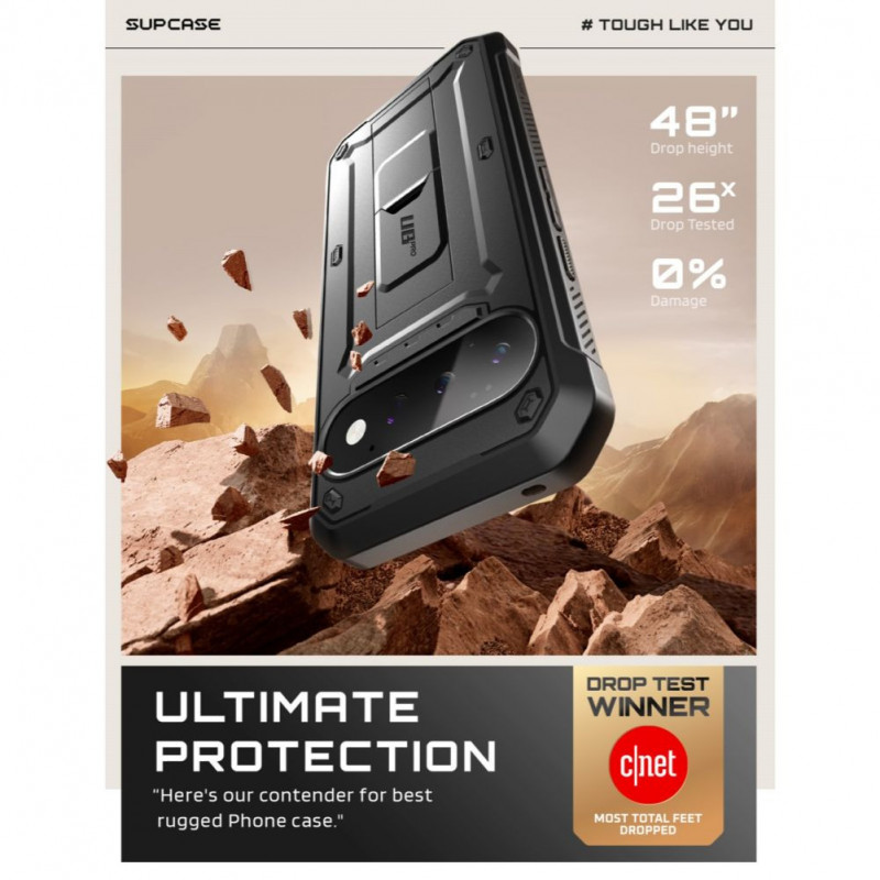 Supcase Unicorn Beetle Pro puzdro pre Google Pixel 11 Pro, čierne