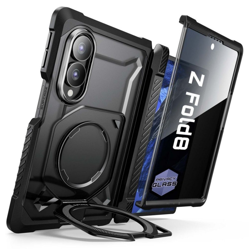 Supcase UB Grip Mag MagSafe Privacy puzdro pre Samsung Galaxy Z Fold 8, čierne