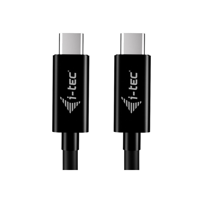 i-tec USB-C nabíjací kábel, 1.8 m, USB Power Delivery do 100 W, čierny