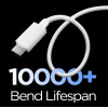 Spigen EB6015AC Essential USB-C kábel 60W 150 cm, biely