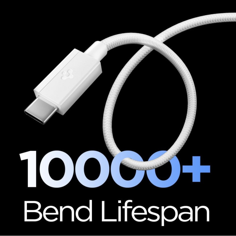 Spigen EB6015AC Essential USB-C kábel 60W 150 cm, biely