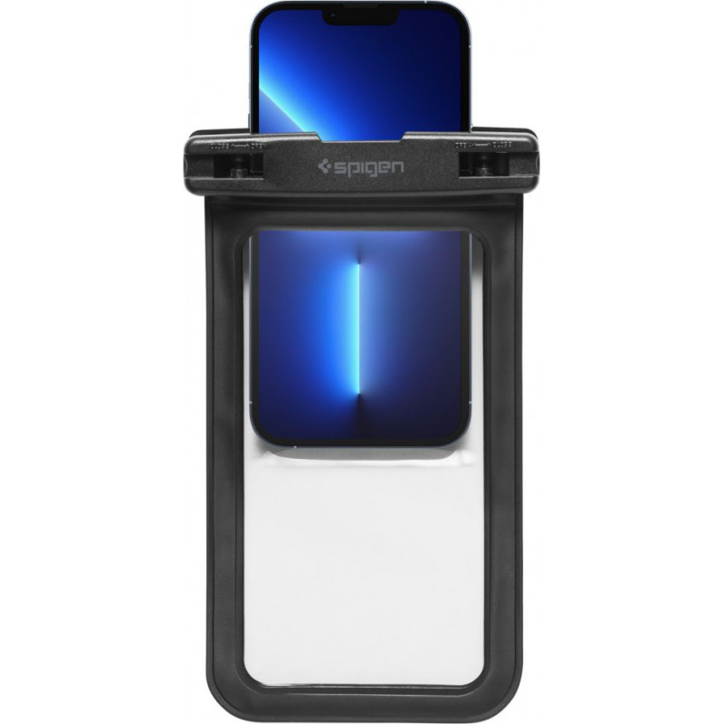 Spigen A601 Aqua Shield Univerzálne vodotesné puzdro, čierne
