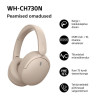 Sony WH-CH730N Bluetooth slúchadlá okolo uší s mikrofónom, béžové