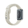 3mk silikónový remienok pre Apple Watch 42/44/45/49 mm, béžový