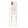 Tech-Protect MagNecklace MagSafe puzdro s remienkom pre Apple iPhone 16, béžové
