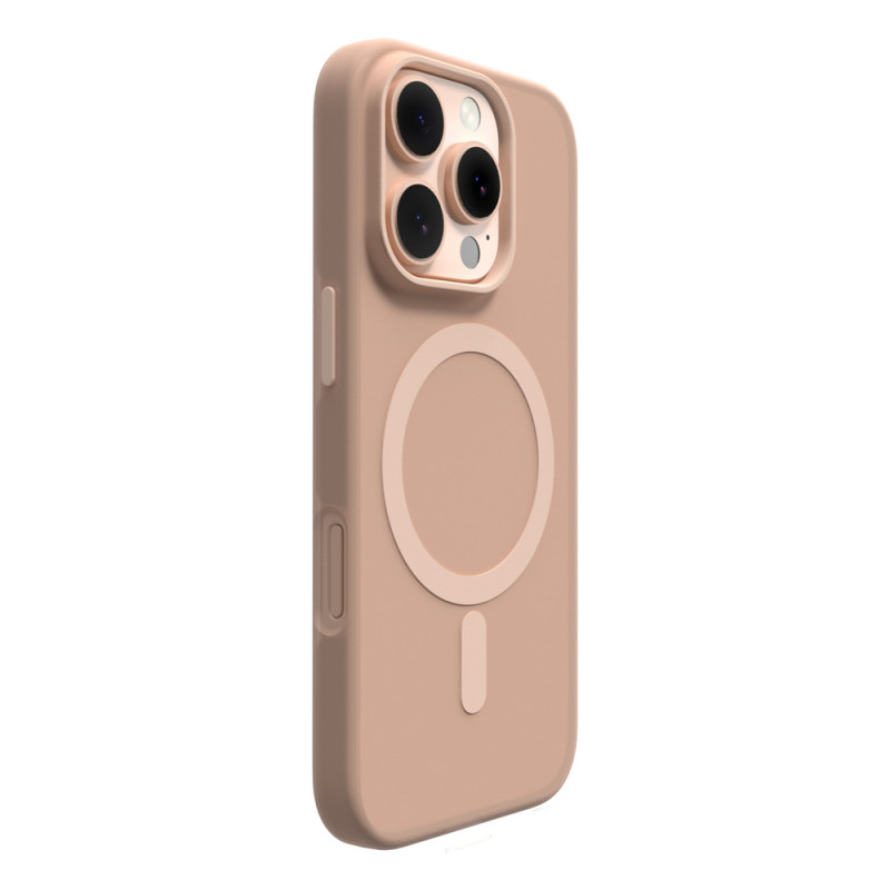 Puro Daylight MagSafe silikónové puzdro pre iPhone 16 Pro Max, béžové