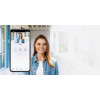 Ezviz CP4 4 MP Wi-Fi dverové kukátko, strieborné