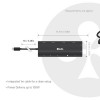 Club 3D CSV-2556 USB-C 12-v-1 rozbočovač, 3x HDMI/3x USB-C/USB/LAN, 8K30Hz, PD 140W