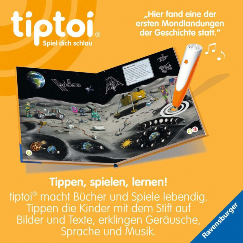 Ravensburger tiptoi Vesmír: kozmonautika, hviezdy a planéty (49282)