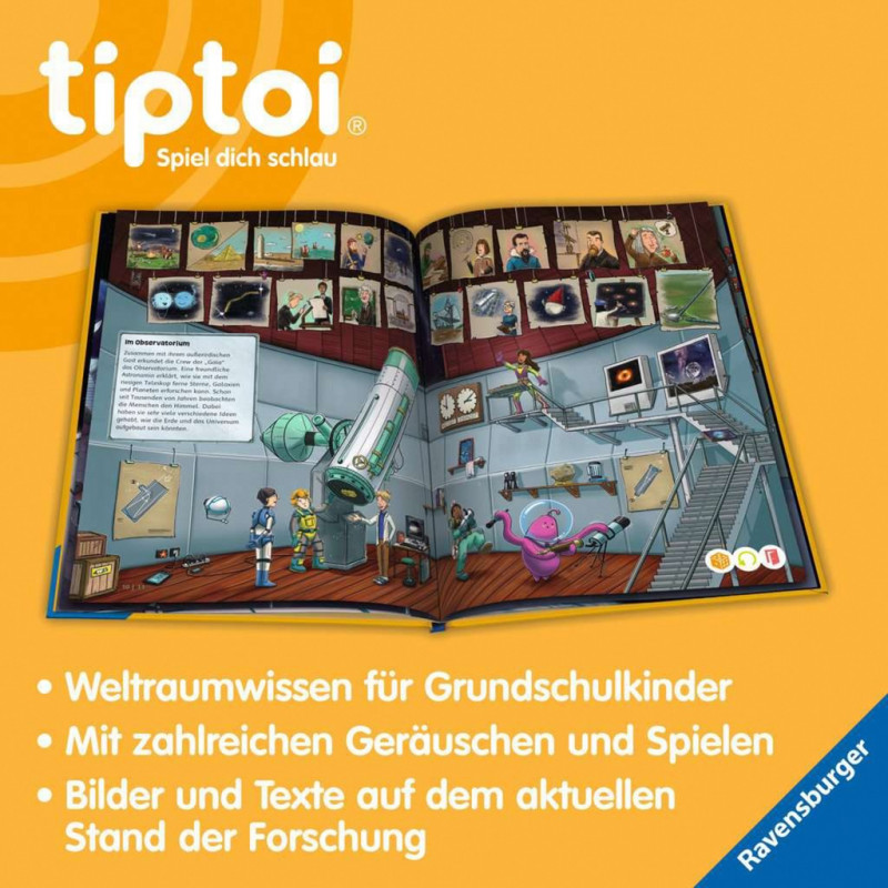 Ravensburger tiptoi Vesmír: kozmonautika, hviezdy a planéty (49282)