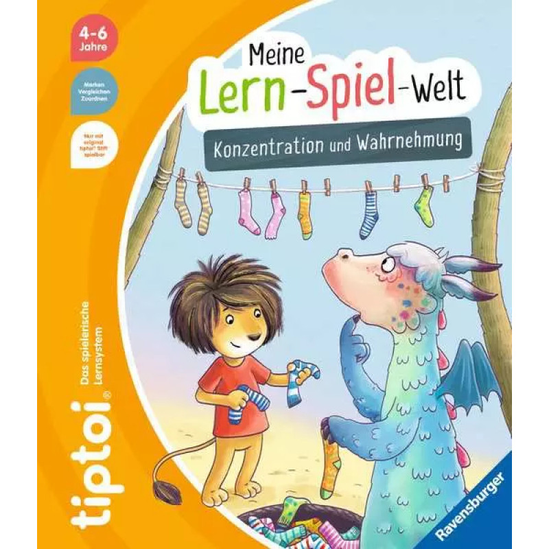 Ravensburger tiptoi Môj svet učenia a hier: Koncentrácia a vnímanie (49281)