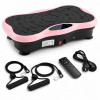 Extralink Moonwalk SpinMove vibračná cvičebná platforma pre fitness, 200 W, ružová