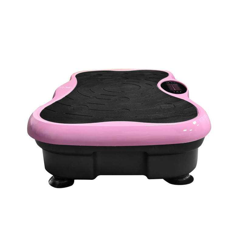 Extralink Moonwalk SpinMove vibračná cvičebná platforma pre fitness, 200 W, ružová