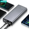 USAMS PB59 US-CD165 power banka 30000 mAh, 65 W, 2x QC3.0 + PD, čierna, s káblom USB-C na USB-C