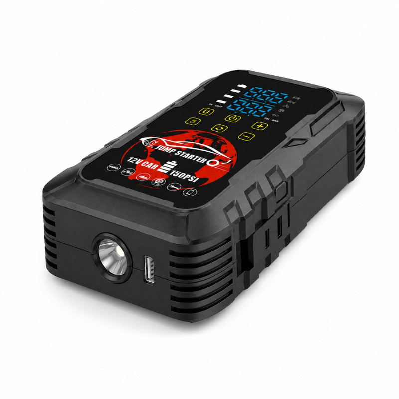 Extralink MaxJump 9 Xtreme 2-v-1 štartér a kompresor, 8000 mAh