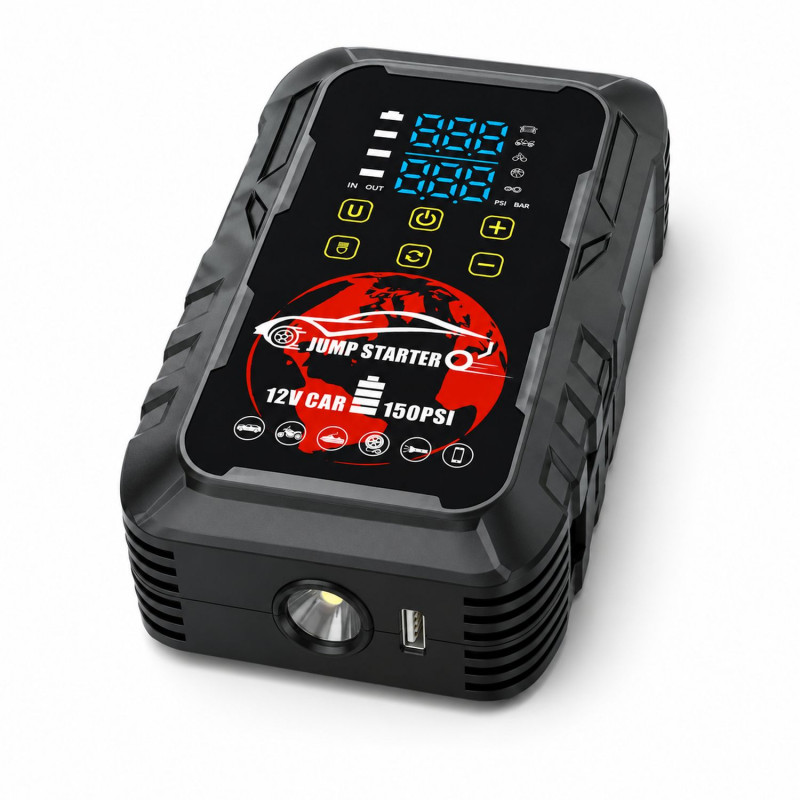 Extralink MaxJump 9 Xtreme 2-v-1 štartér a kompresor, 8000 mAh